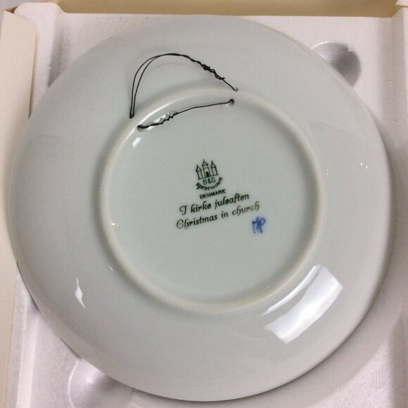 Bing & Grondahl 1968 Christmas Plate Jule After Porcelain Denmark Original Box - Picture 3 of 4